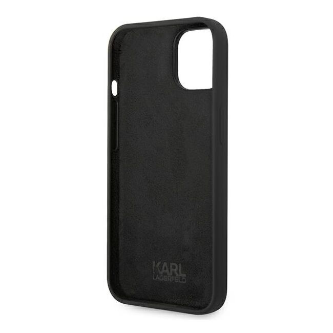 Husa premium pentru  iPhone 15 Plus Karl Lagerfeld superior quality - Negru darth vader