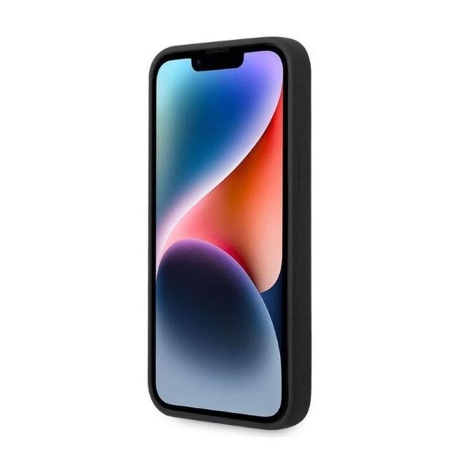 Husa premium pentru  iPhone 15 Plus Karl Lagerfeld superior quality - Negru havana
