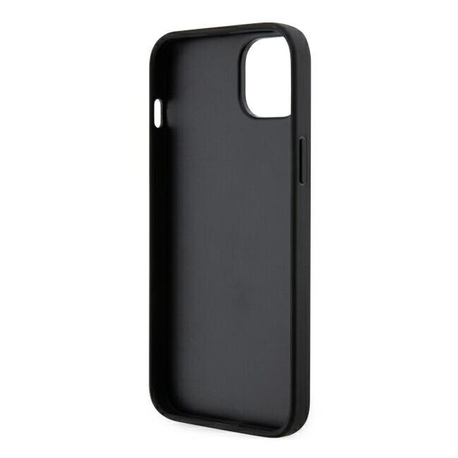 Husa premium pentru  iPhone 15 Plus Karl Lagerfeld superior quality - Negru havana