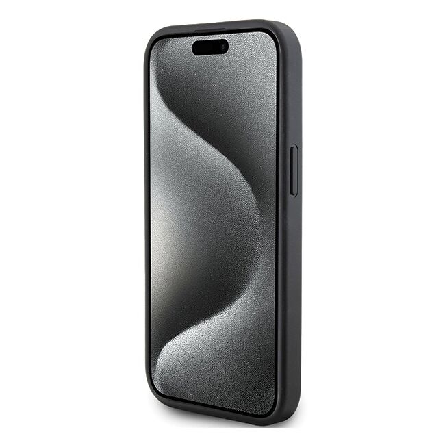 Husa premium pentru  iPhone 15 Plus Karl Lagerfeld superior quality - Negru intens