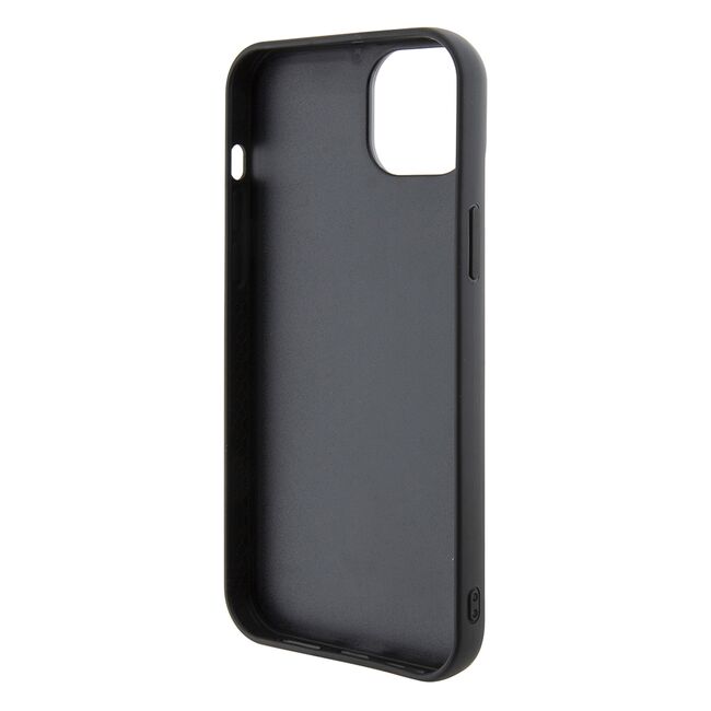 Husa premium pentru  iPhone 15 Plus Karl Lagerfeld superior quality - Negru tipar