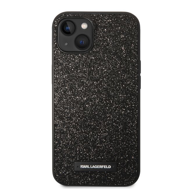 Husa premium pentru  iPhone 15 Plus Karl Lagerfeld superior quality - Negru
