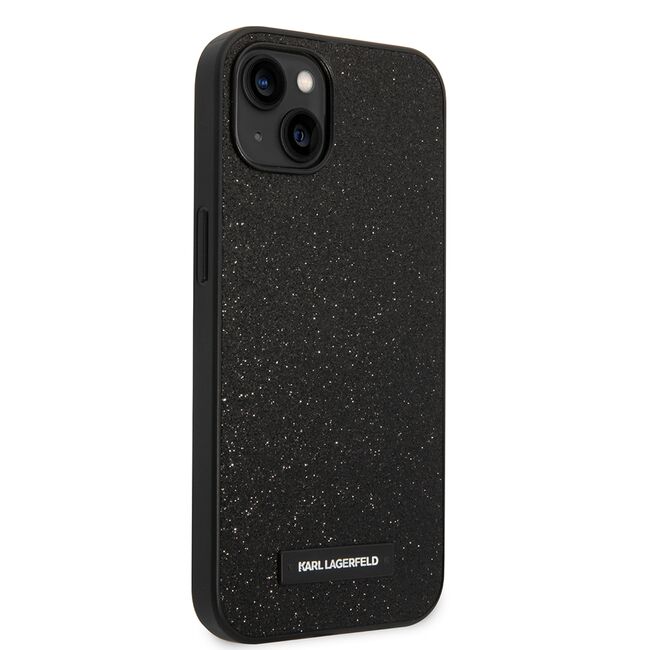 Husa premium pentru  iPhone 15 Plus Karl Lagerfeld superior quality - Negru