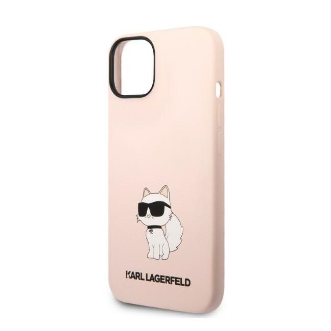 Husa premium pentru  iPhone 15 Plus Karl Lagerfeld superior quality - Roz 
