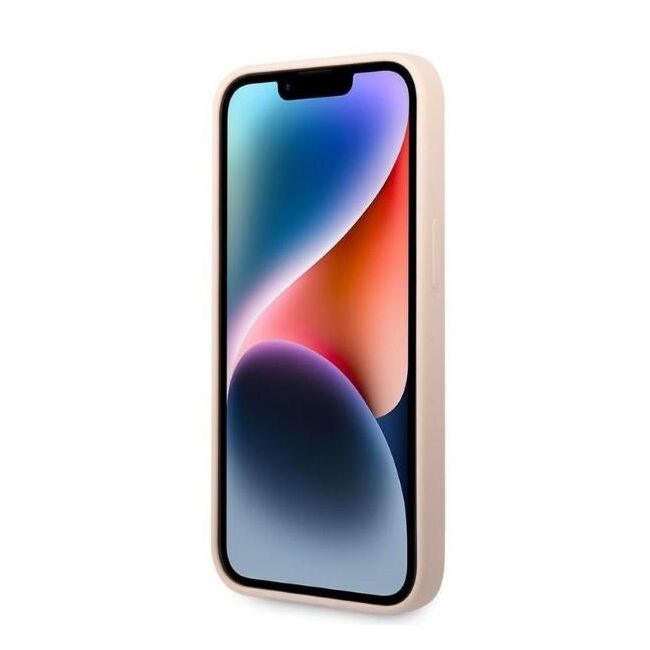 Husa premium pentru  iPhone 15 Plus Karl Lagerfeld superior quality - Roz 