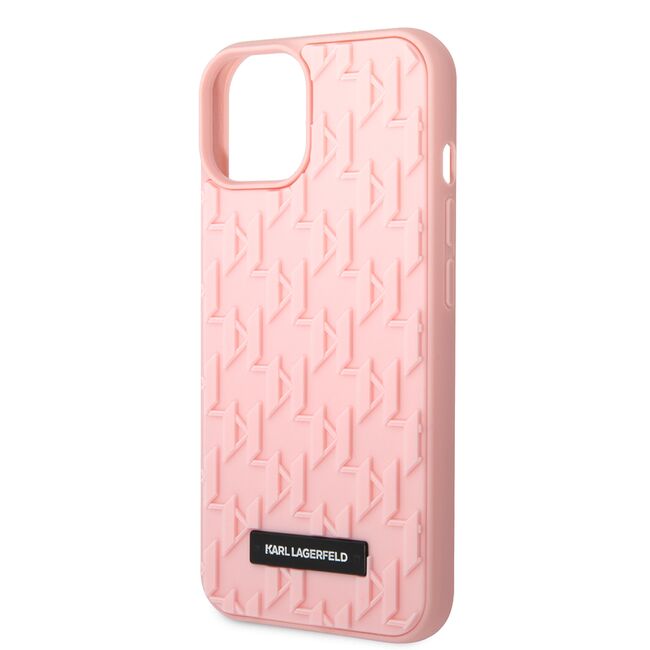 Husa premium pentru  iPhone 15 Plus Karl Lagerfeld superior quality - Roz electric
