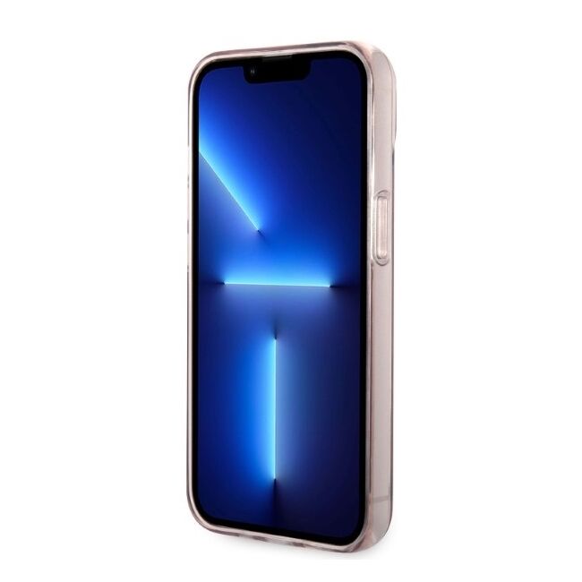 Husa premium pentru  iPhone 15 Plus Karl Lagerfeld superior quality - Roz mat