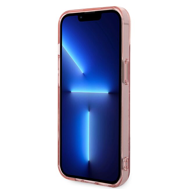 Husa premium pentru  iPhone 15 Plus Karl Lagerfeld superior quality - Roz pastel