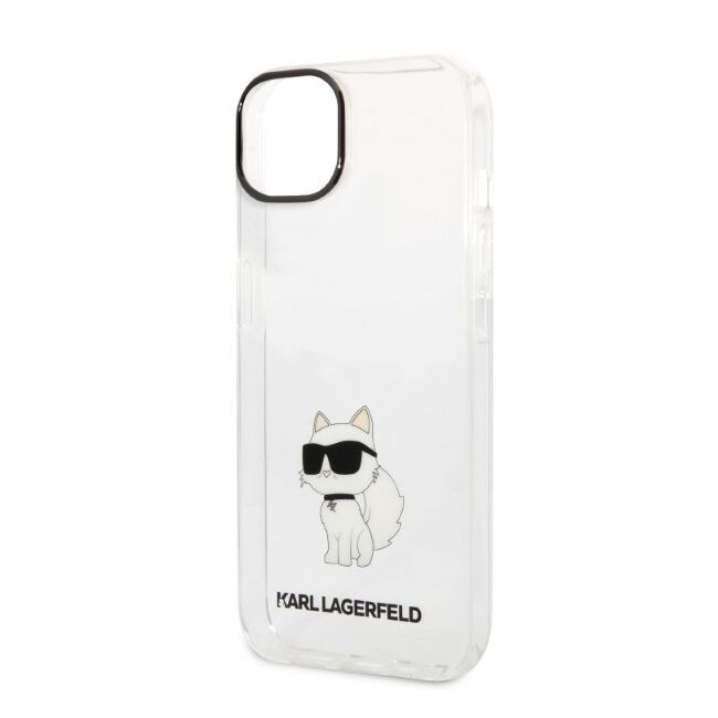 Husa premium pentru  iPhone 15 Plus Karl Lagerfeld superior quality - Transparent mat