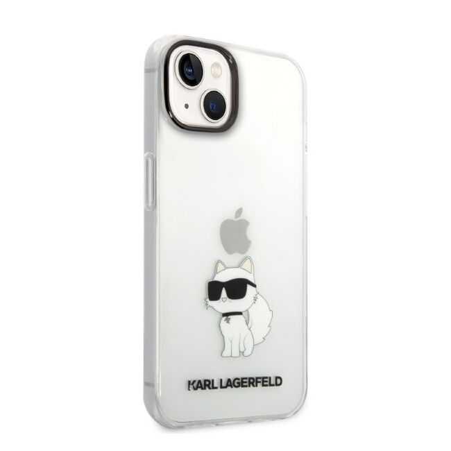 Husa premium pentru  iPhone 15 Plus Karl Lagerfeld superior quality - Transparent mat