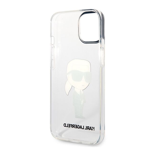 Husa premium pentru  iPhone 15 Plus Karl Lagerfeld superior quality - Transparent