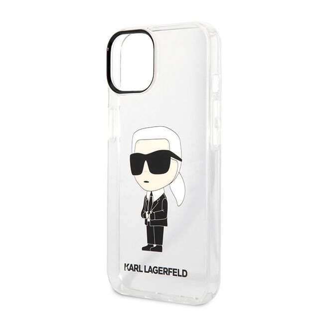 Husa premium pentru  iPhone 15 Plus Karl Lagerfeld superior quality - Transparent