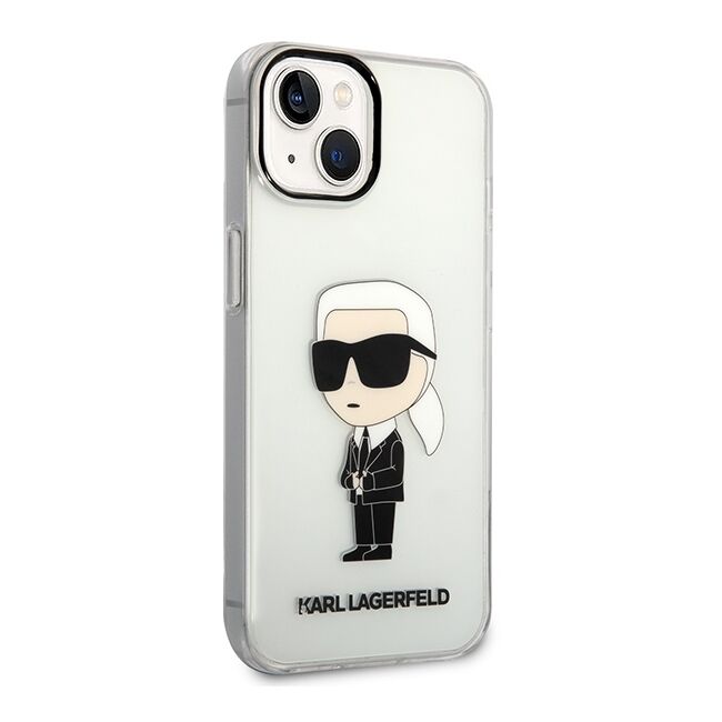 Husa premium pentru  iPhone 15 Plus Karl Lagerfeld superior quality - Transparent