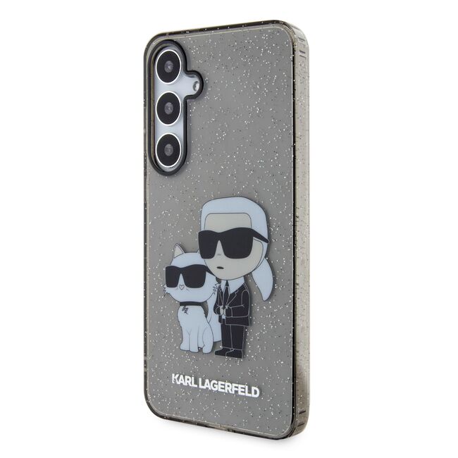 Husa premium pentru  Samsung Galaxy S24+ Plus Karl Lagerfeld superior quality - Gri inchis