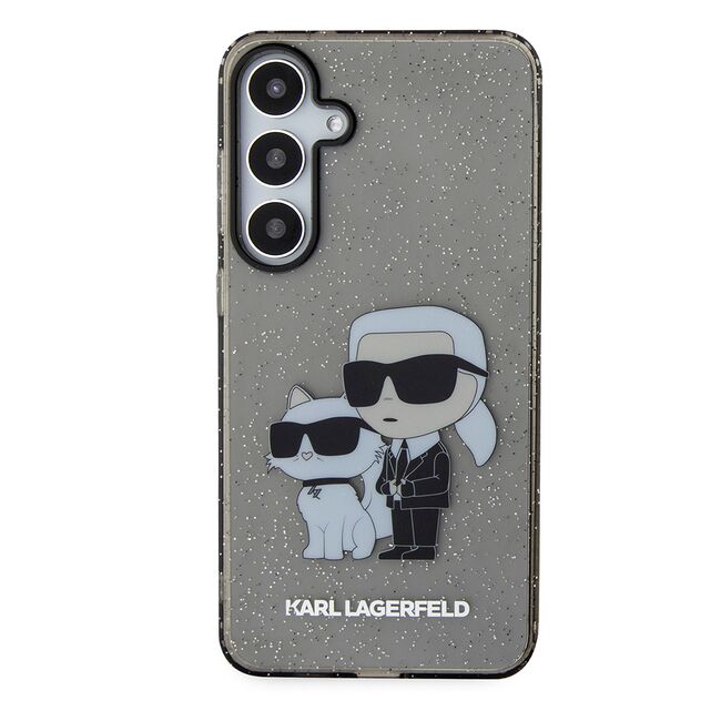Husa premium pentru  Samsung Galaxy S24+ Plus Karl Lagerfeld superior quality - Gri inchis