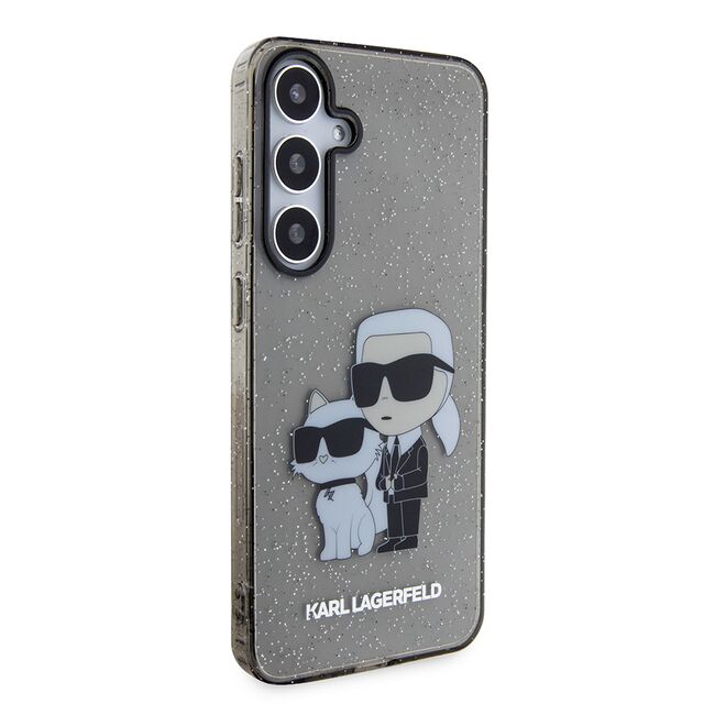 Husa premium pentru  Samsung Galaxy S24+ Plus Karl Lagerfeld superior quality - Gri inchis