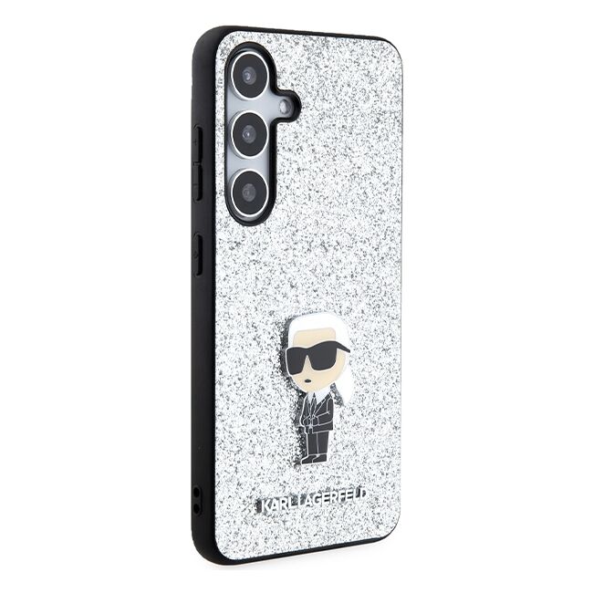 Husa premium pentru  Samsung Galaxy S24+ Plus Karl Lagerfeld superior quality - Gri