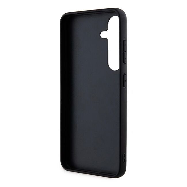 Husa premium pentru  Samsung Galaxy S24+ Plus Karl Lagerfeld superior quality - Negru cenusiu