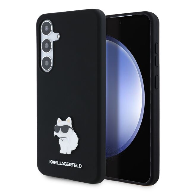 Husa premium pentru  Samsung Galaxy S24+ Plus Karl Lagerfeld superior quality - Negru denim