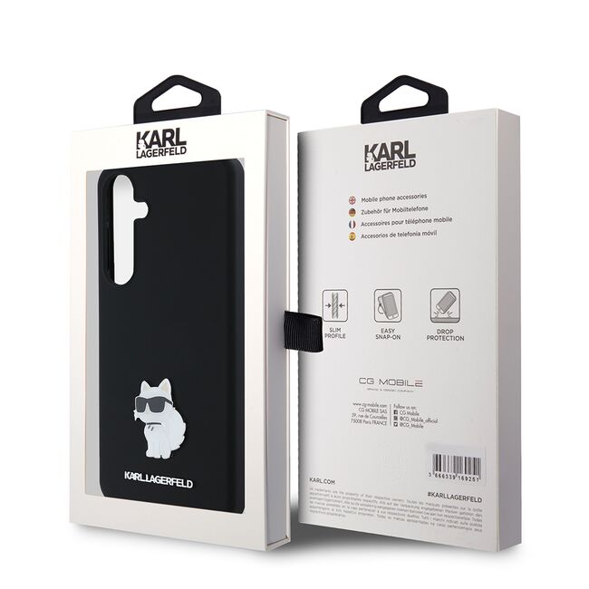 Husa premium pentru  Samsung Galaxy S24+ Plus Karl Lagerfeld superior quality - Negru denim