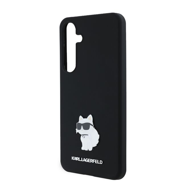 Husa premium pentru  Samsung Galaxy S24+ Plus Karl Lagerfeld superior quality - Negru denim