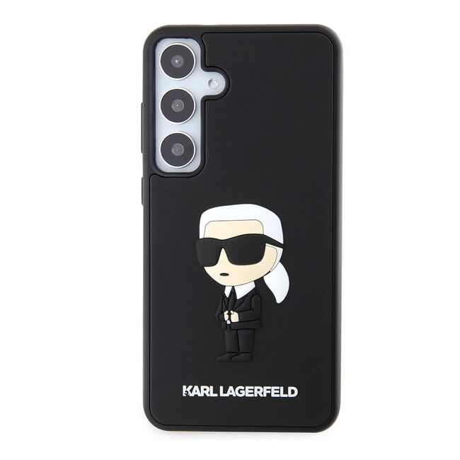 Husa premium pentru  Samsung Galaxy S24+ Plus Karl Lagerfeld superior quality - Negru havana