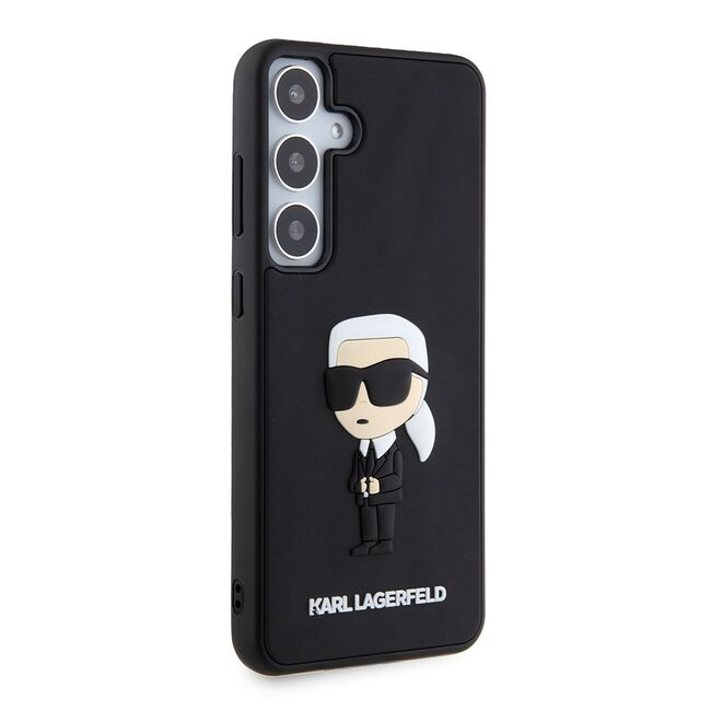 Husa premium pentru  Samsung Galaxy S24+ Plus Karl Lagerfeld superior quality - Negru havana