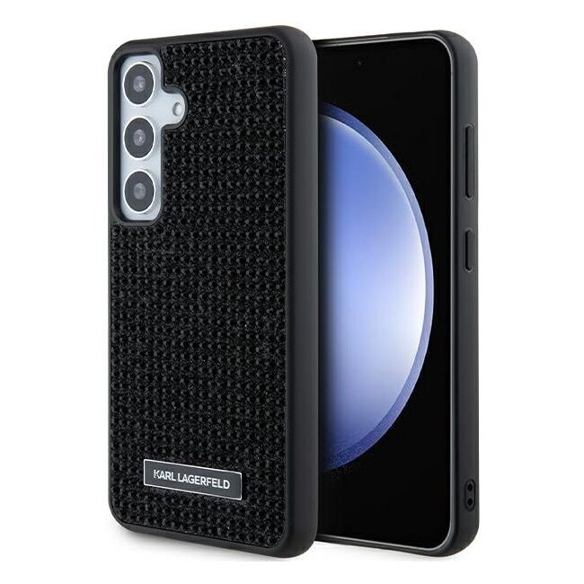Husa premium pentru  Samsung Galaxy S24+ Plus Karl Lagerfeld superior quality - Negru print