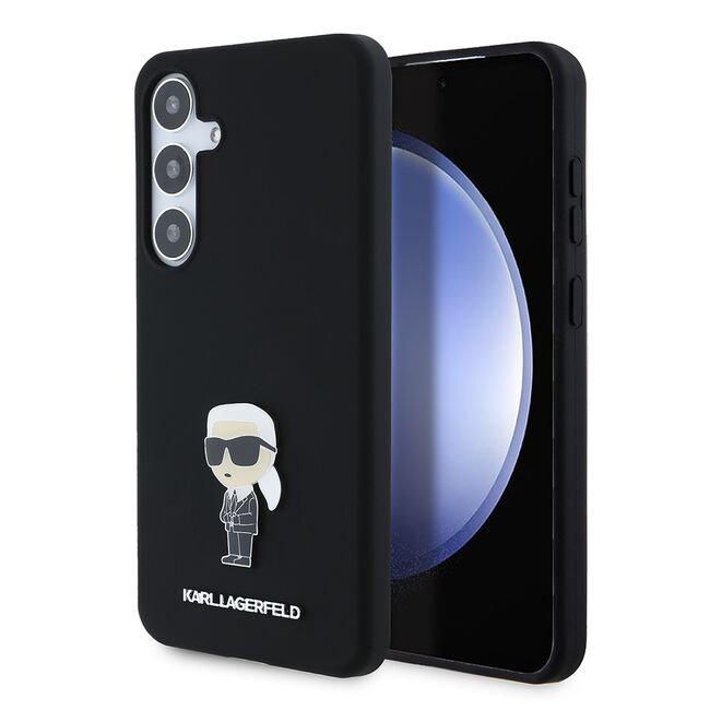 Husa premium pentru  Samsung Galaxy S24+ Plus Karl Lagerfeld superior quality - Negru royal