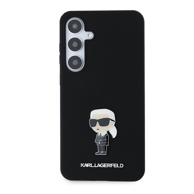 Husa premium pentru  Samsung Galaxy S24+ Plus Karl Lagerfeld superior quality - Negru royal