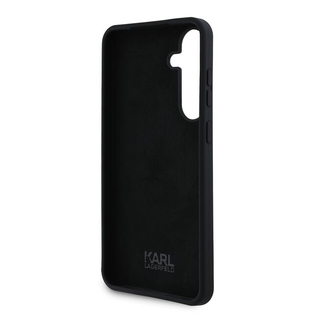 Husa premium pentru  Samsung Galaxy S24+ Plus Karl Lagerfeld superior quality - Negru royal