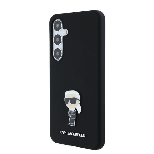 Husa premium pentru  Samsung Galaxy S24+ Plus Karl Lagerfeld superior quality - Negru royal