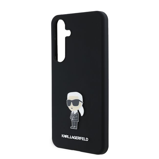 Husa premium pentru  Samsung Galaxy S24+ Plus Karl Lagerfeld superior quality - Negru royal