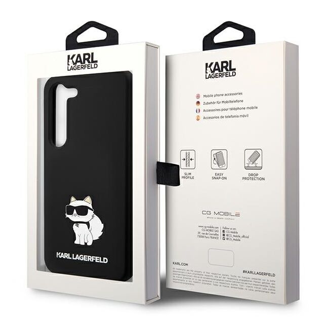 Husa premium pentru  Samsung Galaxy S24+ Plus Karl Lagerfeld superior quality - Negru