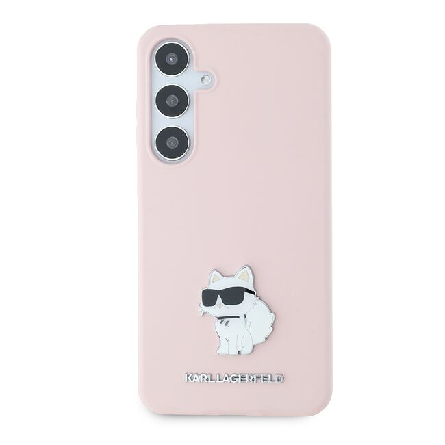 Husa premium pentru  Samsung Galaxy S24+ Plus Karl Lagerfeld superior quality - Roz