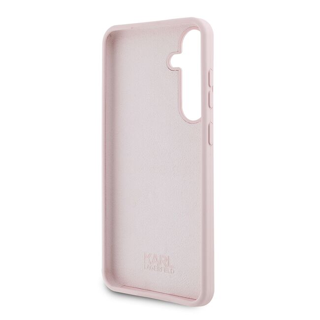 Husa premium pentru  Samsung Galaxy S24+ Plus Karl Lagerfeld superior quality - Roz