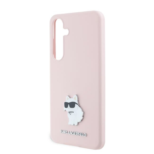 Husa premium pentru  Samsung Galaxy S24+ Plus Karl Lagerfeld superior quality - Roz