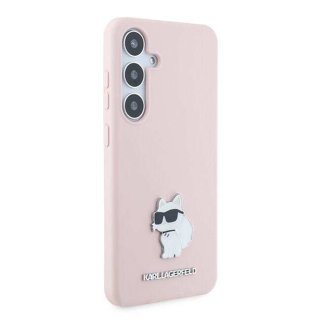 Husa premium pentru  Samsung Galaxy S24+ Plus Karl Lagerfeld superior quality - Roz