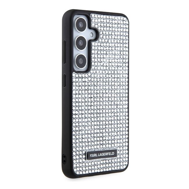 Husa premium pentru  Samsung Galaxy S24 Karl Lagerfeld superior quality - Argintiu