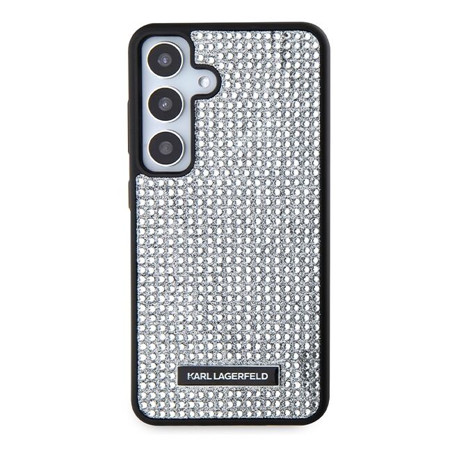 Husa premium pentru  Samsung Galaxy S24 Karl Lagerfeld superior quality - Argintiu