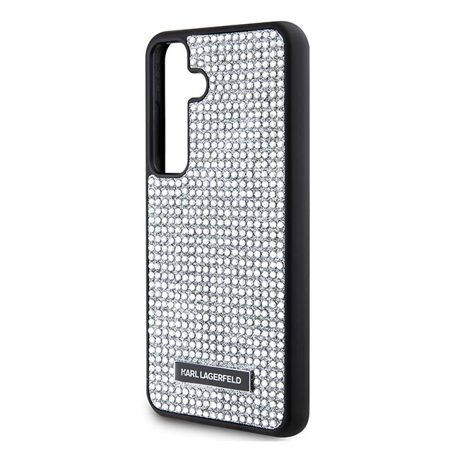 Husa premium pentru  Samsung Galaxy S24 Karl Lagerfeld superior quality - Argintiu