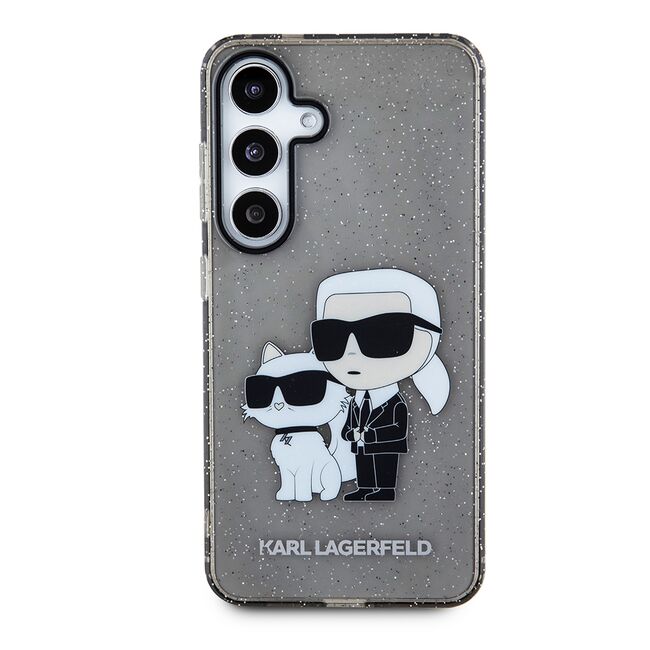 Husa premium pentru  Samsung Galaxy S24 Karl Lagerfeld superior quality - Gri inchis