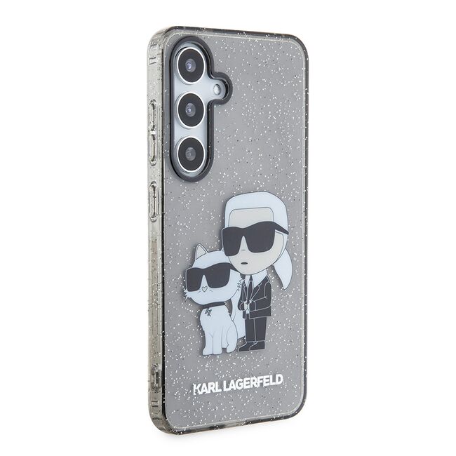 Husa premium pentru  Samsung Galaxy S24 Karl Lagerfeld superior quality - Gri inchis