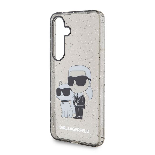 Husa premium pentru  Samsung Galaxy S24 Karl Lagerfeld superior quality - Gri inchis