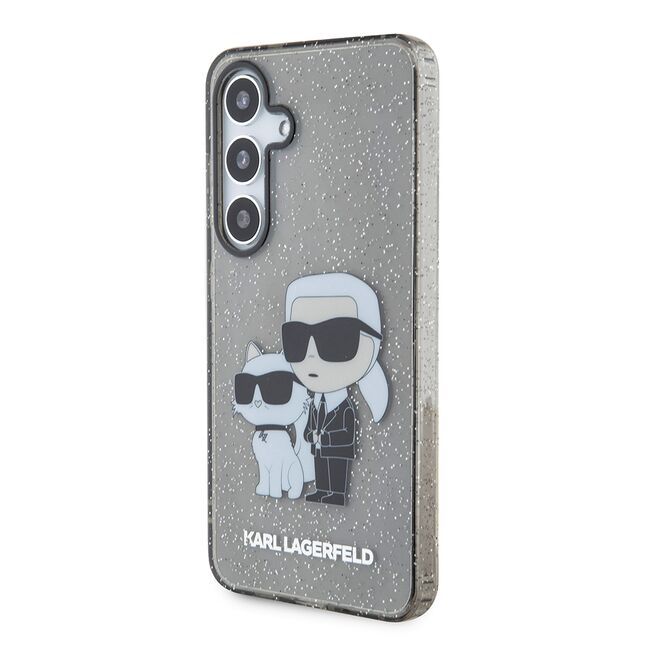 Husa premium pentru  Samsung Galaxy S24 Karl Lagerfeld superior quality - Gri inchis