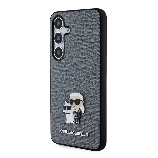 Husa premium pentru  Samsung Galaxy S24 Karl Lagerfeld superior quality - Gri