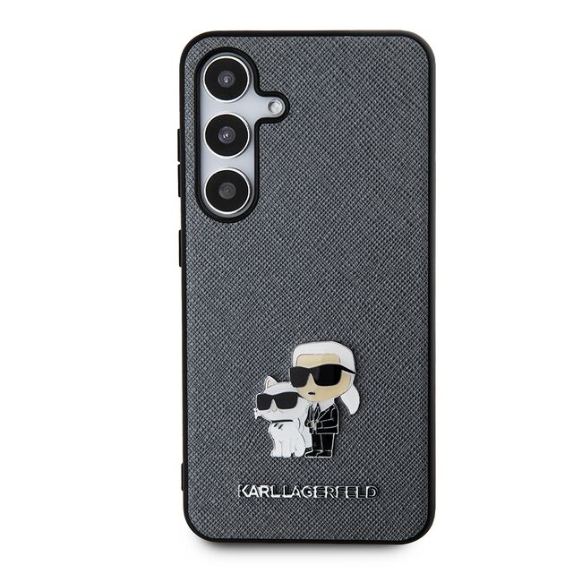 Husa premium pentru  Samsung Galaxy S24 Karl Lagerfeld superior quality - Gri