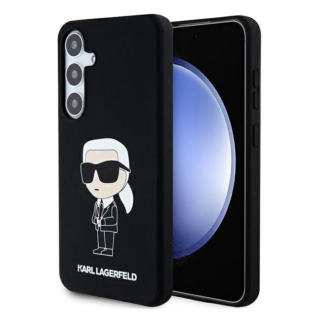 Husa premium pentru  Samsung Galaxy S24 Karl Lagerfeld superior quality - Negru 