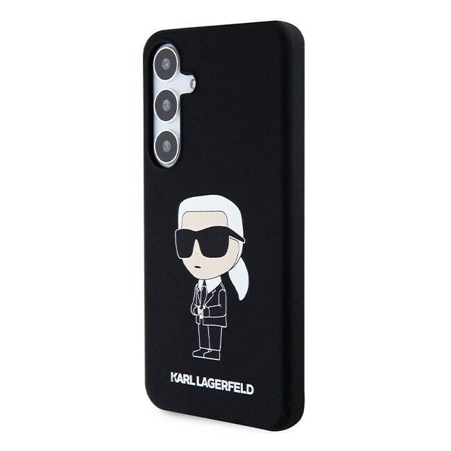 Husa premium pentru  Samsung Galaxy S24 Karl Lagerfeld superior quality - Negru 