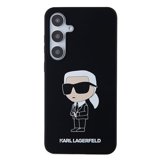 Husa premium pentru  Samsung Galaxy S24 Karl Lagerfeld superior quality - Negru 